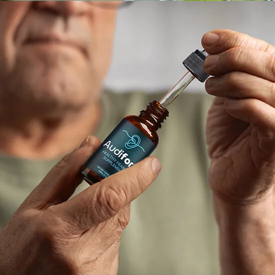 Audifort liquid dropper formula — daily hearing wellness support